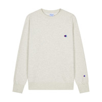 Champion冠军卫衣男2025秋季美式运动风圆领刺绣上衣 燕麦米 3XL
