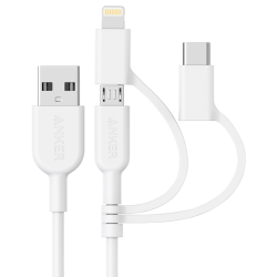 Anker A8436621 MFi认证 Type-C/Lightning/Micro