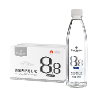 1号会员店 克东天然苏打水 520ml*24瓶
