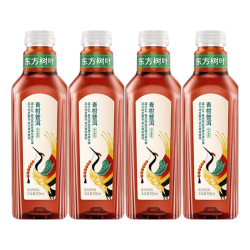 农夫山泉 东方树叶茉莉花茶900ml/瓶整箱装 青柑普洱0糖0脂0卡无糖茶饮料 青柑普洱900ml*4