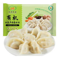 九洲丰园 西葫芦鸡蛋水饺200g(10只)任选4件