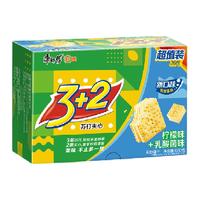 康师傅 师傅 3+2苏打夹心饼干柠檬+乳酸菌味26包650g*1盒