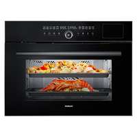 ROBAM 老板 探索家系列 ZKQS-50-CQ9062D 嵌入式蒸烤炸焖炖一体机 55L 黑色