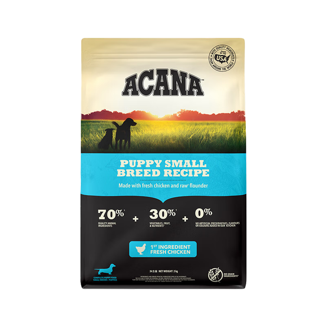 ACANA 爱肯拿 愛肯拿（ACANA）狗粮 无谷鸡肉味 幼犬 小型犬 犬粮6kg 最近效期25/6