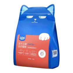 喔喔 冻干三鲜成猫猫粮