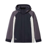 卡宾男装 三防90鸭绒羽绒服2024秋冬可拆卸帽外套保暖城市轻户外 藏青色97 50