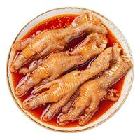 廖记棒棒 鸡四川特产【无骨凤爪460g】成都美食零食熟食下酒菜生鲜凉拌菜 红油无骨凤爪 460g