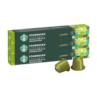 星巴克（Starbucks）【3盒装划算】Nespresso 胶囊咖啡冷萃美式意式浓缩特选黑咖啡 【5.2g*30颗】危地马拉