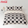 Coca-Cola 可口可乐 床单被套枕套 三件套 黑白畅想 150*200cm