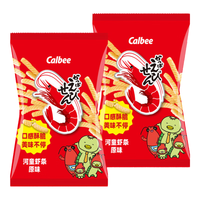 Calbee 卡乐比 河童虾条 原味 90g*2袋