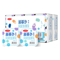 三元 益菌多 原味酸奶 125g*16 活性益生菌