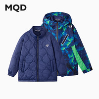 马骑顿【一衣三穿】MQD男童25冬新款撞色棉服内胆风衣外套 花色 1