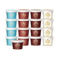 BAXY 八喜 珍品牛奶冰淇淋 六合一多种口味组合 18杯(3盒)异域口感