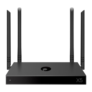 蒲公英路由 X5 双频1800M 企业级千兆无线路由器 Wi-Fi 6 单个装 黑色