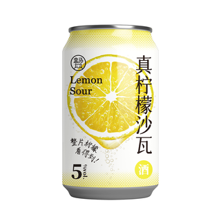 盒马 真柠檬沙瓦气泡酒(配制酒) 320ml*12罐