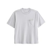 ABERCROMBIE & FITCH男装女装装 24春夏时尚潮流圆领短袖T恤 358797-1 浅灰色 背面无图案 XXL (185/124A)