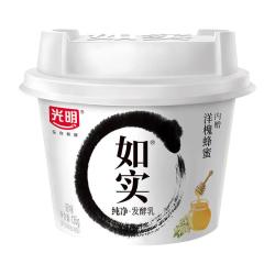 光明 如实纯净发酵乳酸奶 原味 135g*15杯