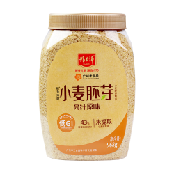 精力沛 胚胚膳道 小麦胚芽高纤富晒麦片 原味 968g