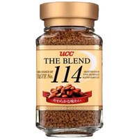 悠诗诗（UCC） 114黑咖啡 速溶咖啡 90g*4瓶