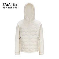 YAYA 鸭鸭羽绒服 鸭鸭户外露营轻薄羽绒服女2024年春秋冬短款外套J