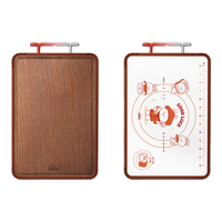 好管家 菜板乌檀木实木+PP双面砧板切菜板抗菌家用案板面板40.6*30.6*2.6