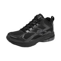 斯凯奇(Skechers)男士休闲时尚绑带鞋8790356 全黑色/BBK 43