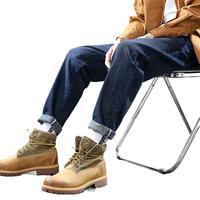 唐狮 TONLION秋冬男牛仔裤宽松直筒长裤高街潮流小脚九分裤休闲裤