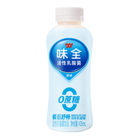 WEICHUAN 味全 低糖活性乳酸菌 原味 435ml*4瓶