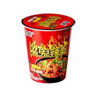 思圆魔鬼辣面70g×6杯 魔鬼椒炒牛肉味 速食方便面 泡面 方便食品