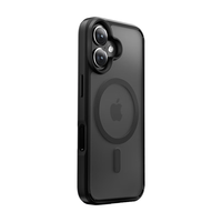京东京造 磁吸防摔 iPhone16Plus手机壳 磨砂黑 PU+PC