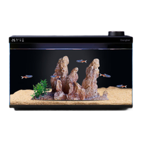 当贝智能生态鱼缸1SUltra 鱼缸+希腾聚财山造景套餐