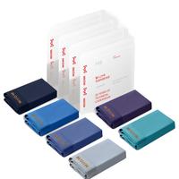 猫人(MiiOW)男士内裤男纯棉亲肤抗菌底档无痕透气男生四角裤衩大码四条装 4条 黑色+宝蓝+豆沙粉+苍蓝 3XL 150-170斤