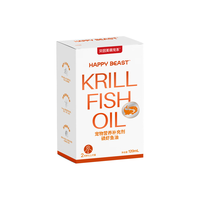 贝因美萌宠系磷虾鱼油120ml 猫咪狗狗通用omega-3宠物美毛防掉毛明眸呵护心脑