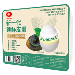 神丹 Shendan 神丹 国产锁鲜松花蛋 260g 4枚