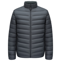 波司登(BOSIDENG)25年短款轻薄羽绒服男90绒户外野营登山旅游外套B250131005 苔原绿4846-浅春色 M 175/96A