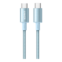 Anker 100W快充 数据线  Type-C Type-C 100W 蓝 5A