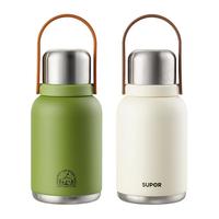 SUPOR 苏泊尔 UPOR 苏泊尔 316L不锈钢大容量保温杯 1000ml 赠杯刷+贴纸。
