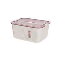 稻草熊户外露营收纳箱野营大号置物箱车载后备箱整理箱野餐奶油风收纳箱 卡其色【2个装】 24#【40*29.5*20cm】