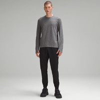 lululemon丨Surge Warm 男士长袖运动衫 LM3DGZS 海鸥灰蒸汽灰混色 M