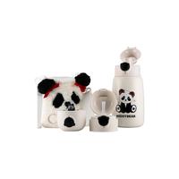 杯具熊 儿童保温杯  熊抱儿童杯-摇头熊猫 530ml