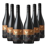 MONTES 蒙特斯 家族珍藏赤霞珠红葡萄酒750ml*6智利原瓶进口红酒 婚礼宴请