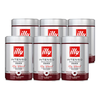 illy 意利 深度烘焙 咖啡粉 250g*6罐