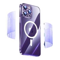 BASEUS 倍思 适用苹果14ProMax磁吸手机壳iPhone13Pro保护套magsafe无线充电15Plus透明12pm新款le男por全包max超薄11