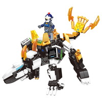  ZHEGAO/哲高 国风机甲夜光 儿童积木拼装