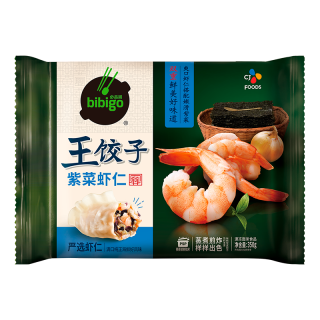 必品阁 紫菜虾仁 王饺子 350g