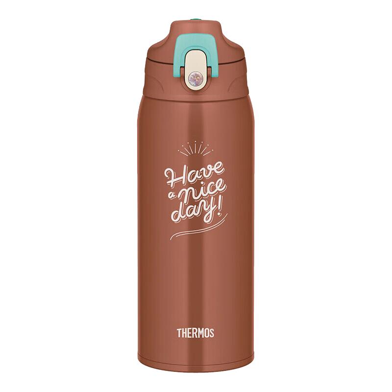 日版双盖杯 FJJ棕色800ml
