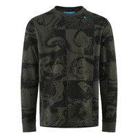 Klattermusen攀山鼠 山下系休闲长袖卫衣T恤男款生命树 20672M Hurricane Rosin Green(飓风松香绿) XL