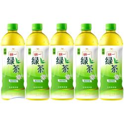 统一 冰红茶茉莉绿茶 500ml/瓶 茶饮料 整箱装 新老包装交替发 低糖茉莉绿茶500ml*5瓶