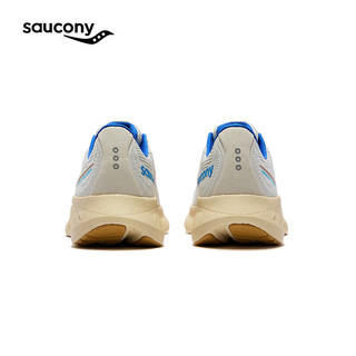 Saucony索康尼RIDE 18驭途18男女同款缓震慢跑训练跑步鞋 浅卡基 37