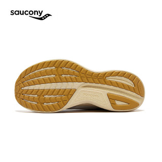 Saucony索康尼RIDE 18驭途18男女同款缓震慢跑训练跑步鞋 浅卡基 37